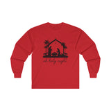 Christmas Long Sleeve Tee - Oh Holy Night