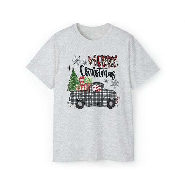 Merry Christmas Truck (Unisex Ultra Cotton Tee)