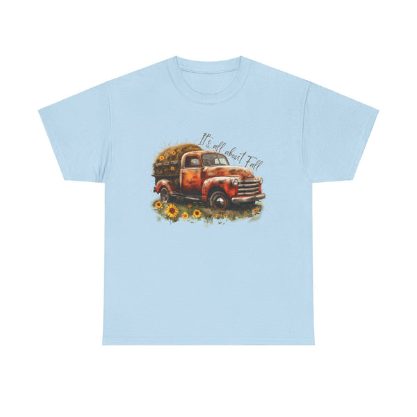 Fall Pickup Truck Tee