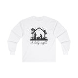 Christmas Long Sleeve Tee - Oh Holy Night