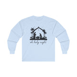 Christmas Long Sleeve Tee - Oh Holy Night