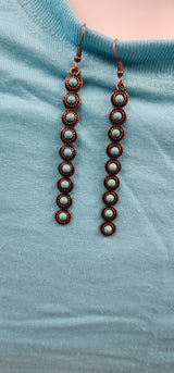 Turquoise & Copper Earrings