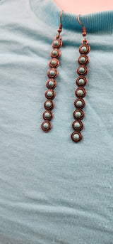 Turquoise & Copper Earrings