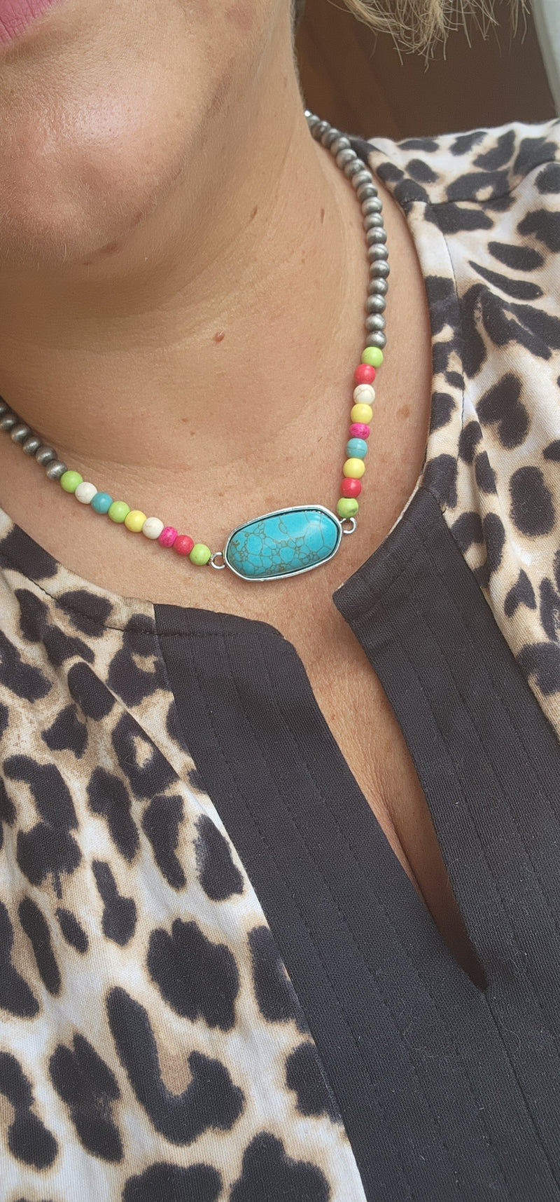 Turquoise Pendant Necklace