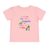 Toddler I Love You Dino Tee