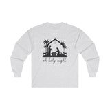 Christmas Long Sleeve Tee - Oh Holy Night