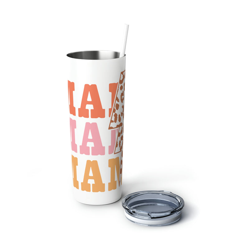 Mama Skinny Steel Tumbler with Straw, 20oz