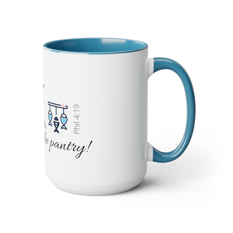 God Holds The Key Coffee Mugs, 15oz