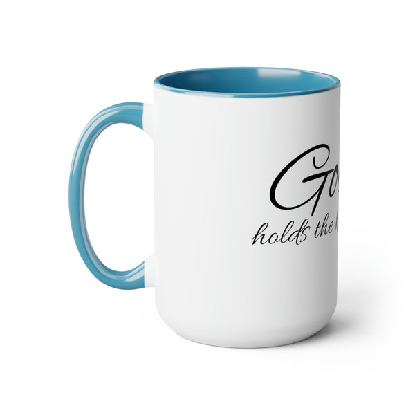 God Holds The Key Coffee Mugs, 15oz
