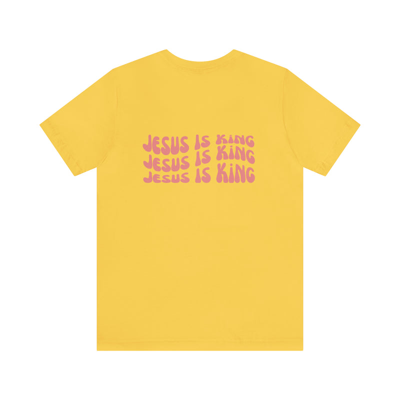 Jesus is King Front and Back Design